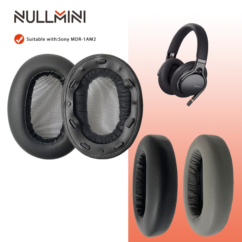 NullMini Replacement Earpads for Sony MDR-1AM2 Headphones Sleeve Headband Earphone Earmuff