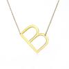 Kvinne 26 engelske bokstaver Ornament Ripple Chain Personlig brevkjede