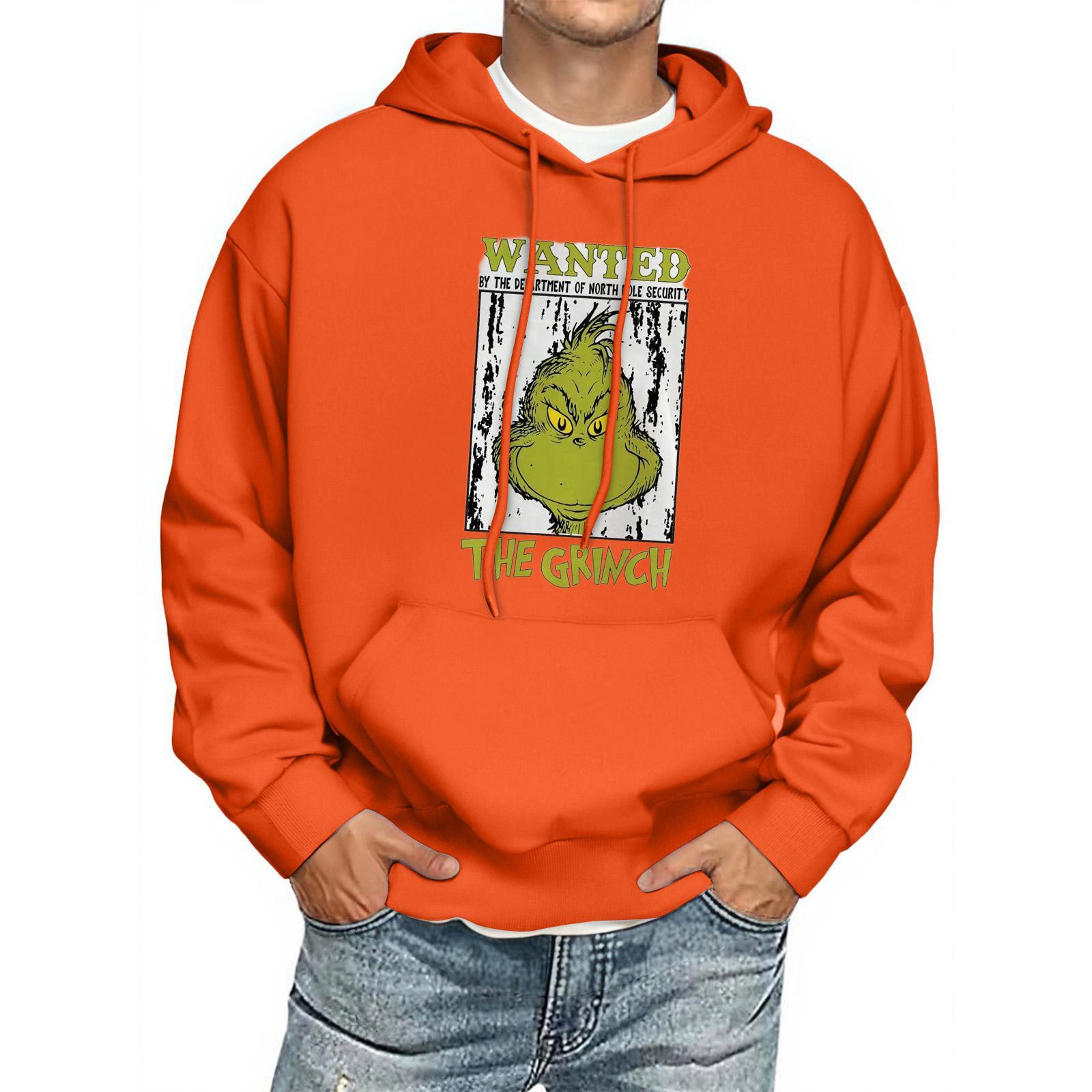 

Мужская толстовка с капюшоном с принтом, с длинным рукавом, повседневный пуловер, худи, толстовка с капюшоном M шафрановый