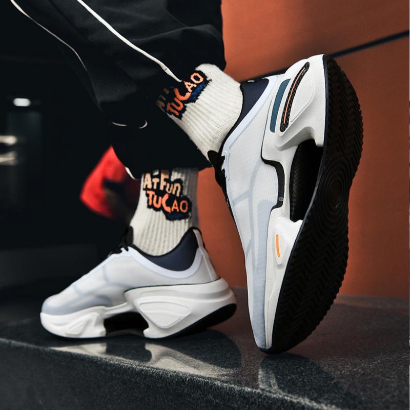 Running Shoes Ultra-light Shock-absorbing Professional Running Shoes Student Men's Breathable Non-slip Sports Shoes