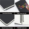 EUSOAR A5 Spiral Notebook, 6 Pack 5.5" X 8.3" 120 Pages Hardcover Lined Travel Writing College Ruled Notebooks, Memo Notepad Sketchbook, Students