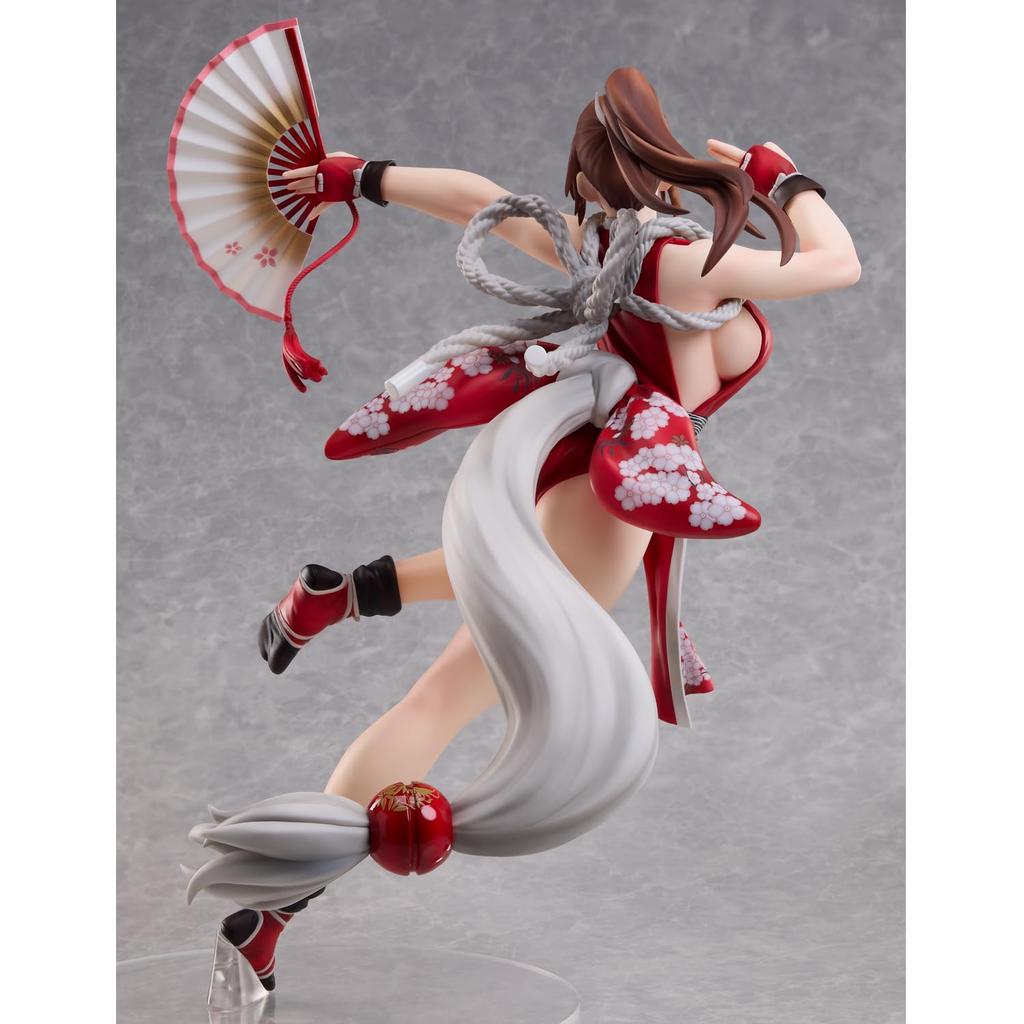 Fatal Fury City of the Wolves Mai Shiranui Sakura Storm Suzaku Scale PVC ABS Painted Complete Figure B-style Dance, 1/4 &
