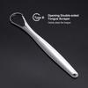 Tongue Scraper 2 Pack In Different Shapes Reduce Bad Breath Stainless Steel Tongue Cleaners Metal