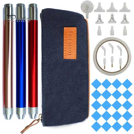 

Светящаяся светодиодная алмазная живопись, точечная дрель, ручка, сделай сам, инструмент для вышивки крестом разноцветный