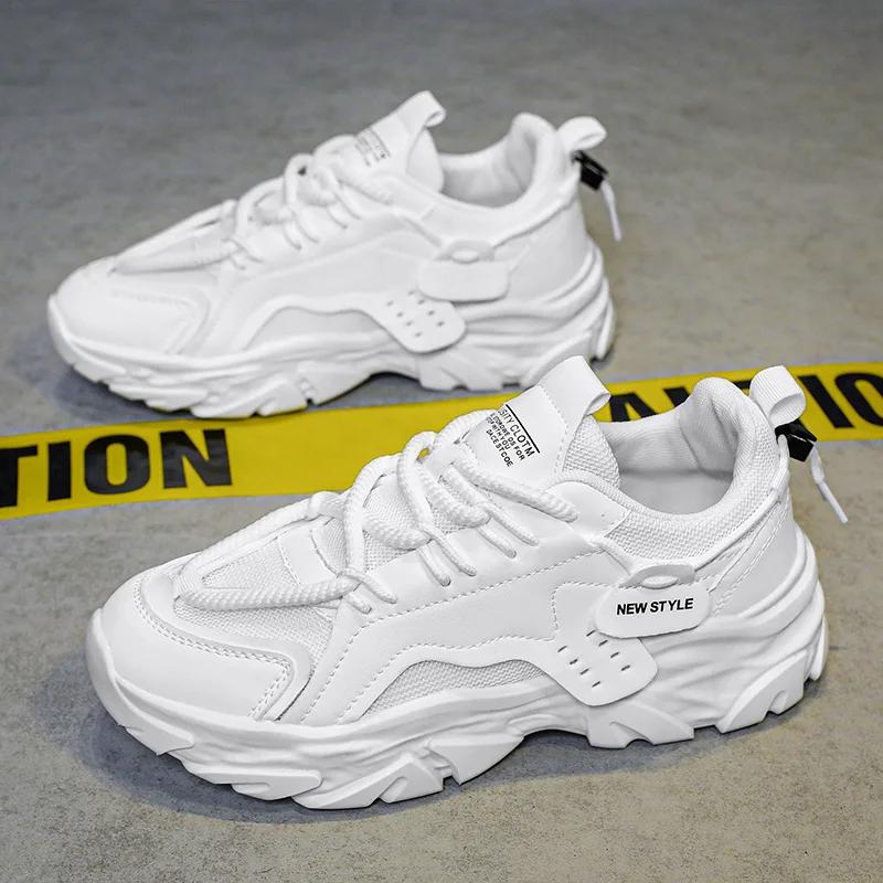 New Men's Luxury Platform Sneakers Fashion Men Running Shoes Increased Breathability Man Shoes Lace Up Zapatillas De Hombre