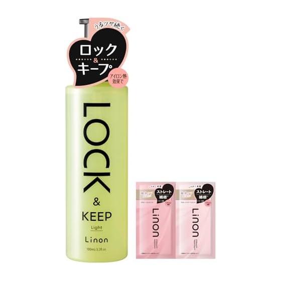[Keep a soft style] Light type Linon Lock oil Linon iron oil Use heat as your friend Curl keeping styling oil White floral