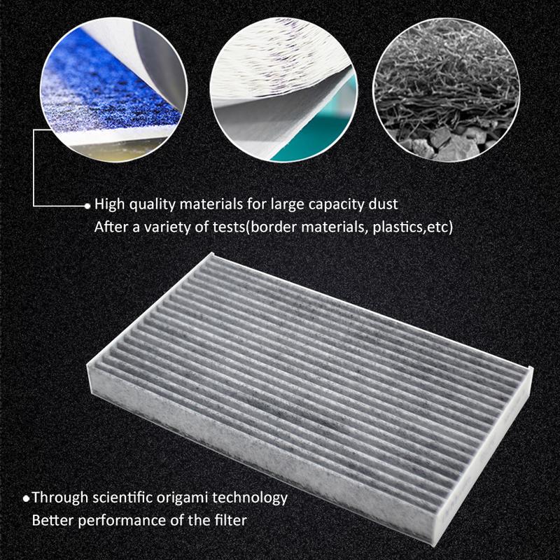 Pollen Cabin Air Filter For Nissan Cube Z12 2010 2011 -  K9K 1461CC 1.5 dCi Diesel HR16DE 1598CC 1.6L 16V  Engine