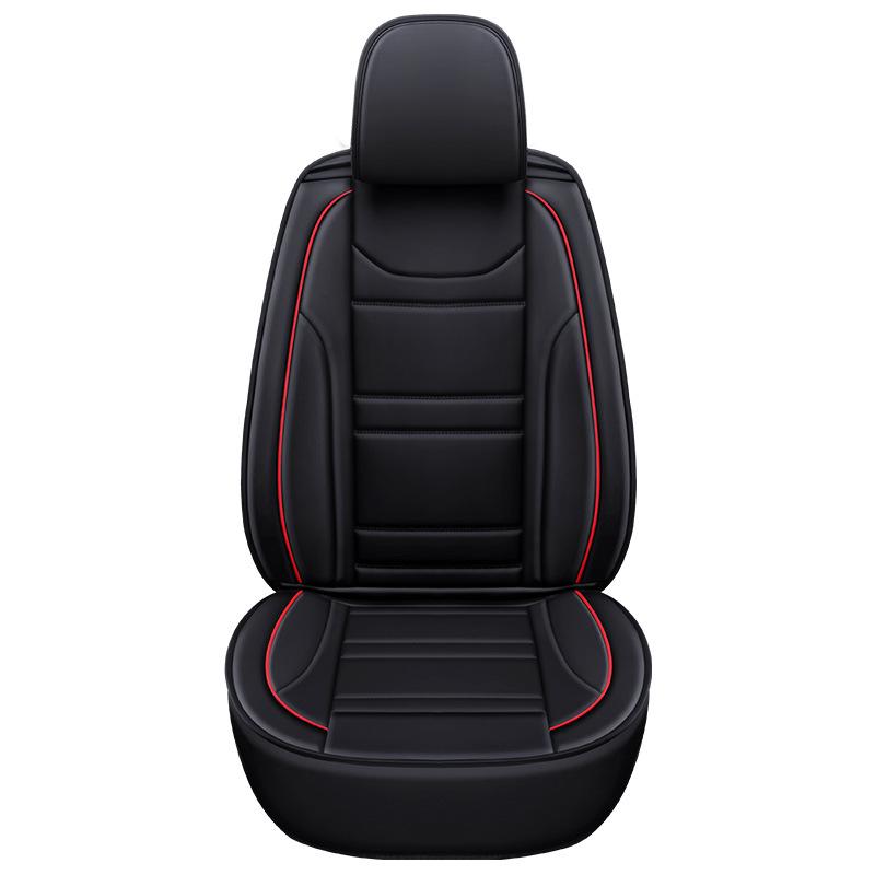 Universal All-Season Leather Car Seat Cushion and Cover