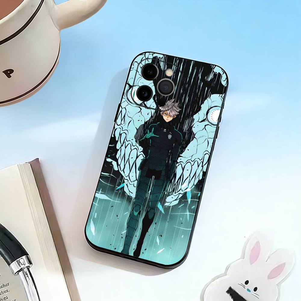 K-8-Kaiju No Phone Case For iPhone 17, 16,15,14,13,12,11 Plus,Pro Max, Others Soft Black Cover