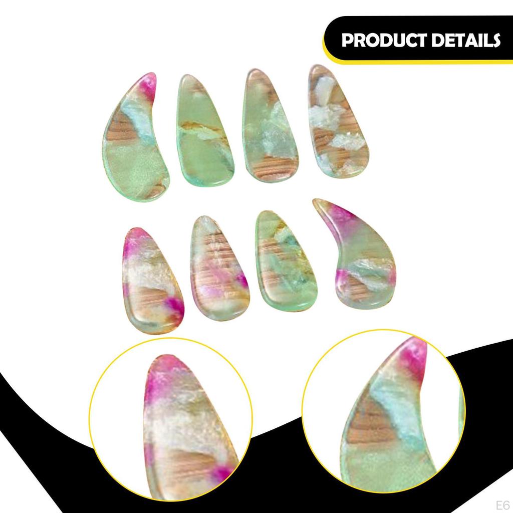 8 Pieces Children Guzheng Finger Picks Protectors Reusable Comfortable Professional