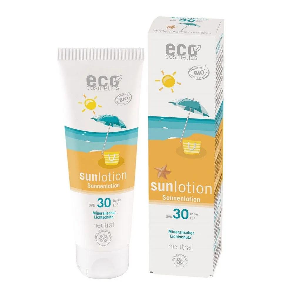 Eco Cosmetics Sun Lotion Neutral Unscented SPF30+ 125ml