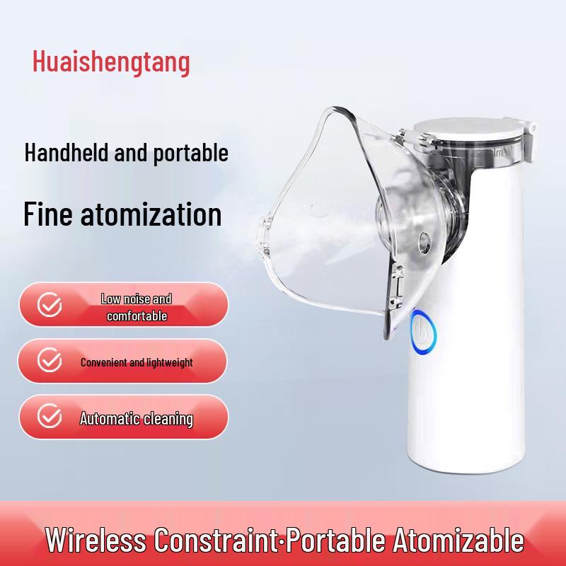Ultrasonic Portable Micromesh Nebulizer for Adults & Children - Silent & Inhalable
