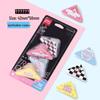 Deli TP530 Transparent Triangle Corner Clip for Documents