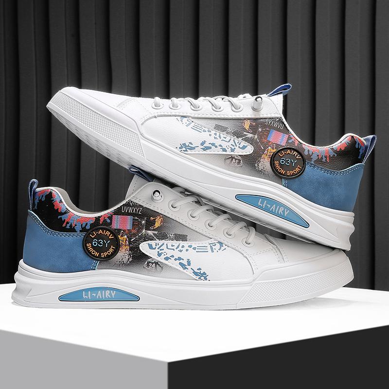 Fashion Men's Trend Casual Shoes Flats Shoes Sneakers Breathable Leisure Male Sneakers Non-slip Footwear Men Vulcanized Shoes