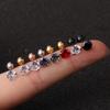 Screw Earbone Nail Exquisite Gift Ear Jewelry Simple 3-Claw Earnail Stainless Steel 2mm/3.5mm/5mm Lady's  Unique