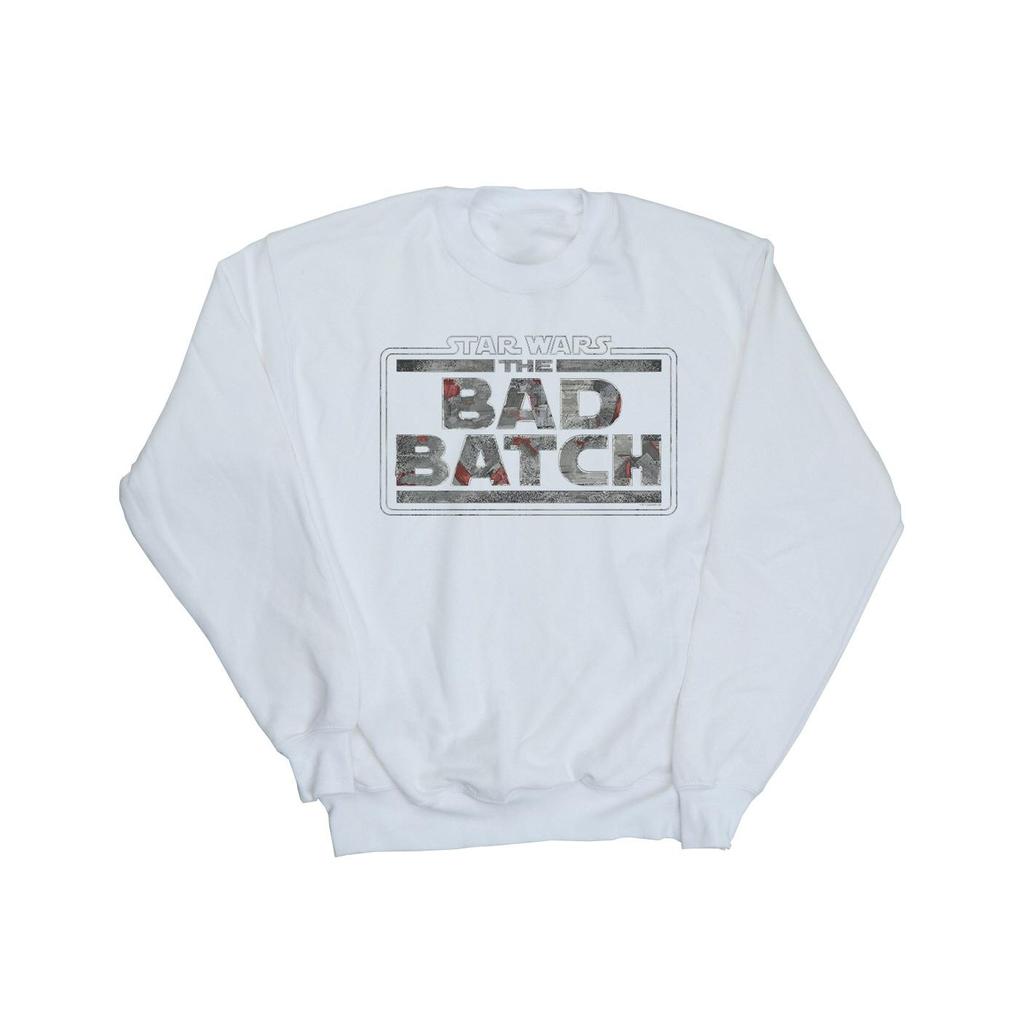 Star Wars Mens The Bad Batch Texture Logo Sweatshirt