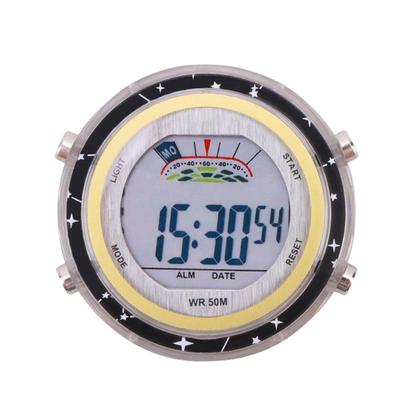 Stick-On Motorbike Mount Watch Digital Clocks, Mini Motorcycle Clocks for Auto, Vehicle, SUV, Car
