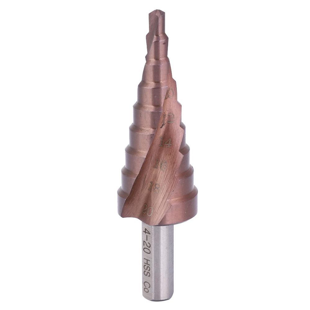 Triangular Shank Hole Opening Tool High Speed Steel M35 Hole Reamer Step Drill Bit Set Counterbore