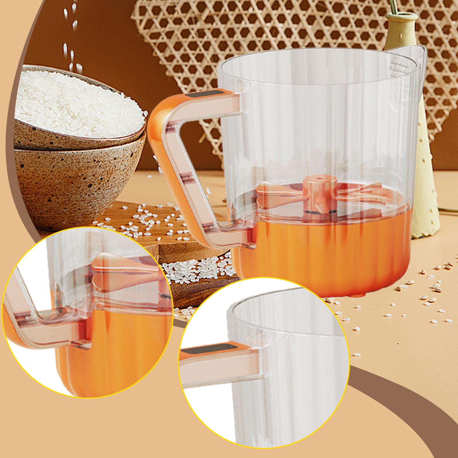 

Electric Egg Beater Rice Washer Automatic Egg Whisk Large Capacity Milk Frother Mixing Bowl Kitchen Mixer for Filtering Cream