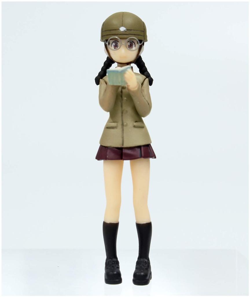 Platts Girls Panzer Final Chapter Chiba Single Academy Figure Set Uniform Version Scale Urethane Unpainted Kit & 1/35 Non-foaming GPF-37