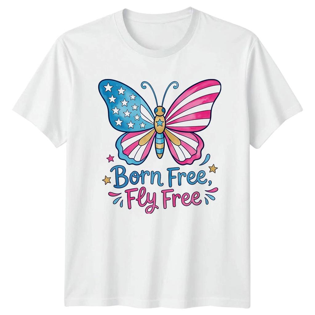 Born Free Fly Free Unisex T Shirt 4th Of July Gift