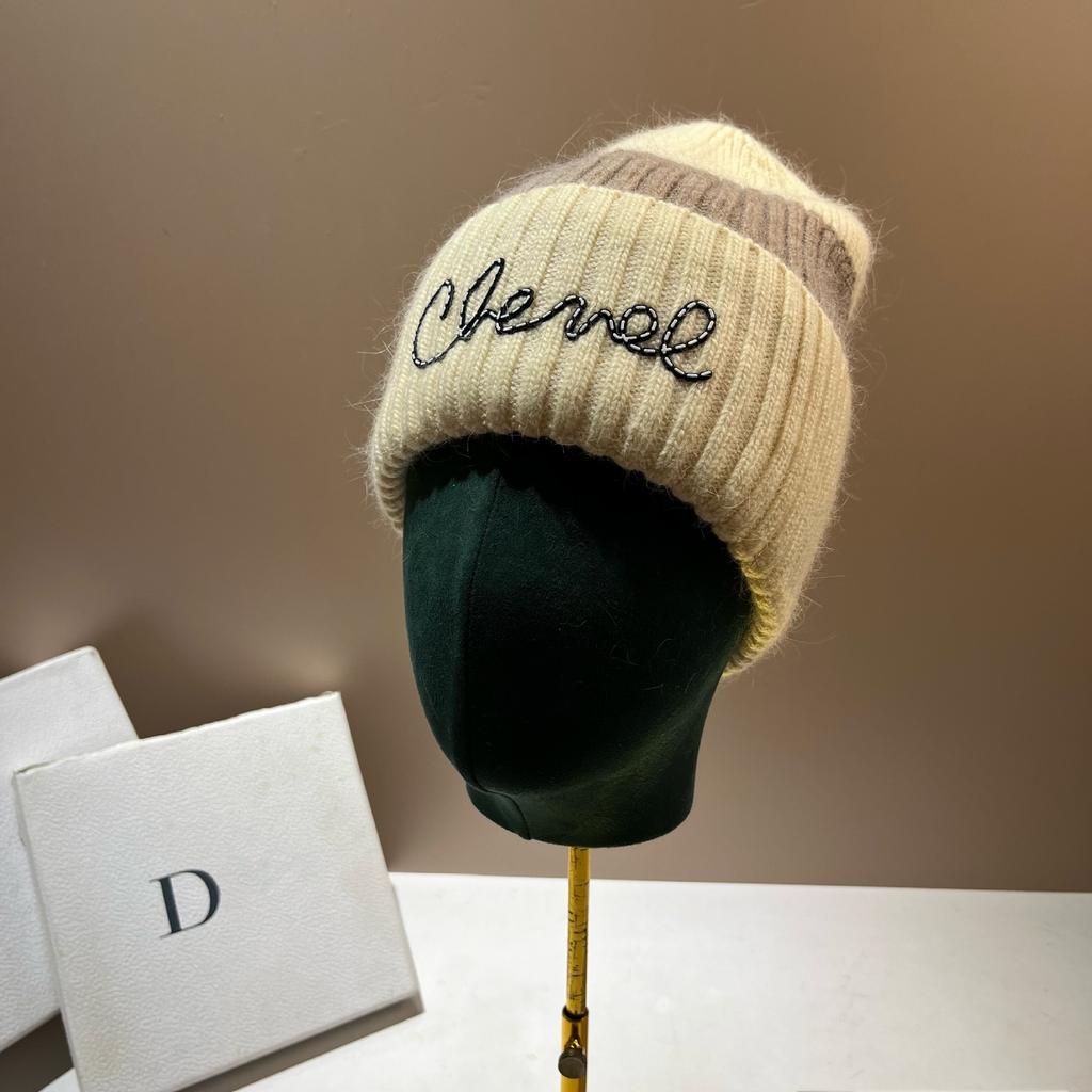 Russia Winter Warm Angora Long Rabbit Hair Knitted Hat Sweet Small Fragrant Soft Waxy Wool Ear Hat