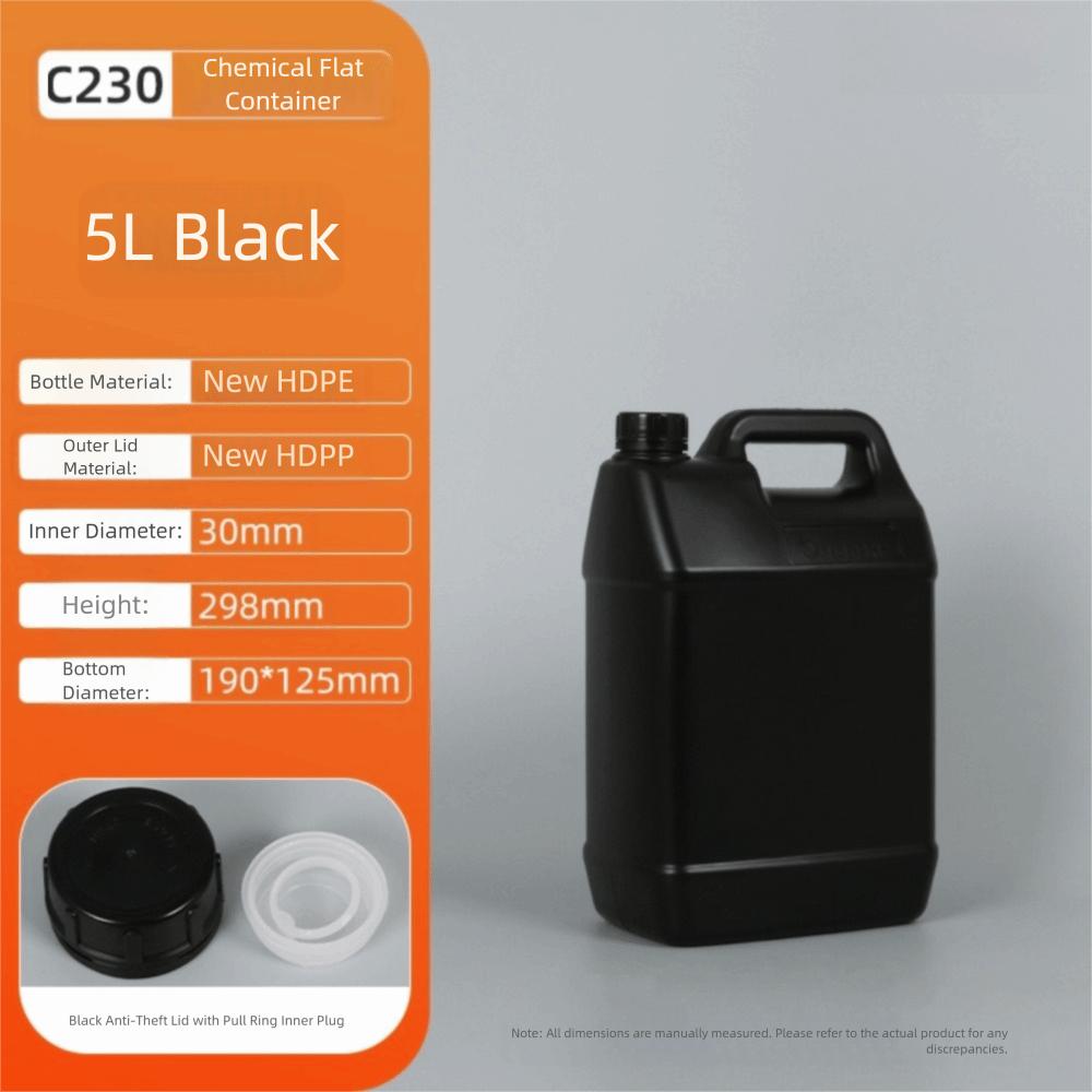 1/2/3/4/5/6/10L Plastic Airtight Bottle Food Grade Oil Jerrican Multipurpose HDPE Bucket  Yogurt