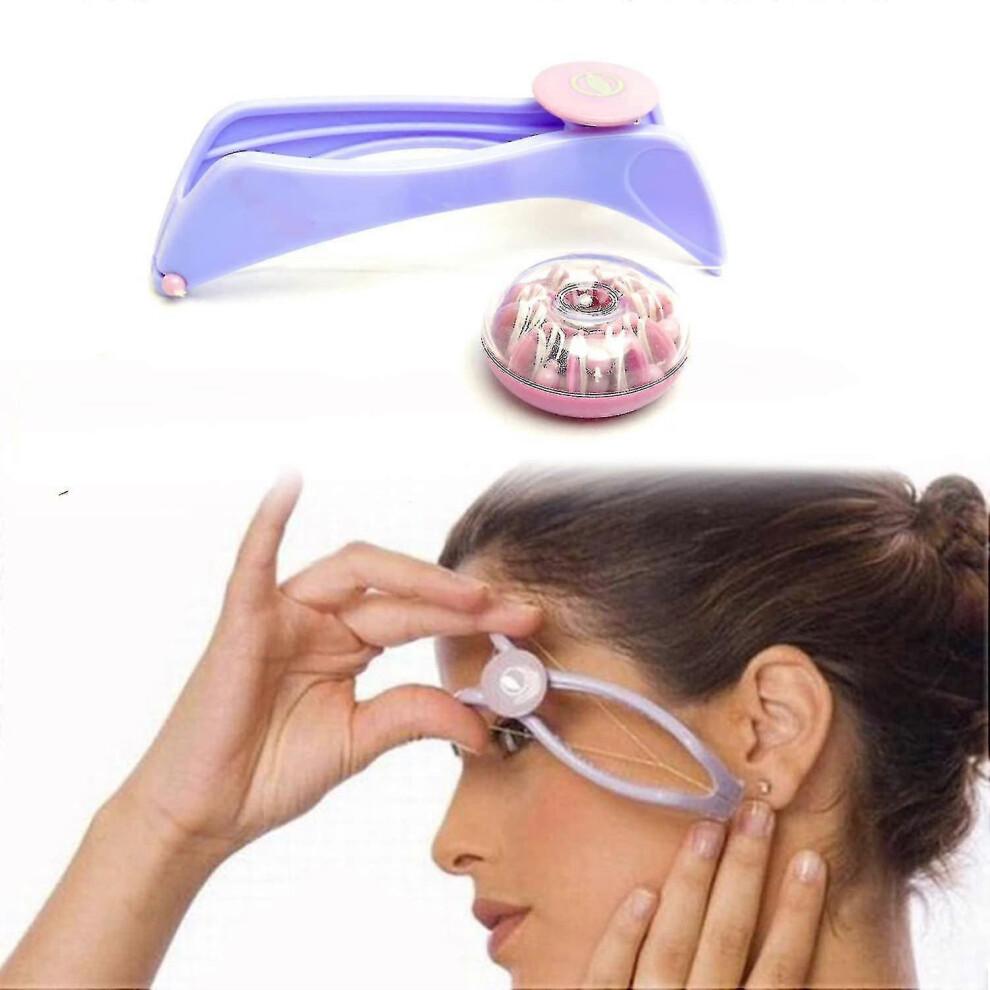 Sistema di epilazione e rimozione dei peli del viso e del corpo con 5 fili extra-resistenti pretagliati