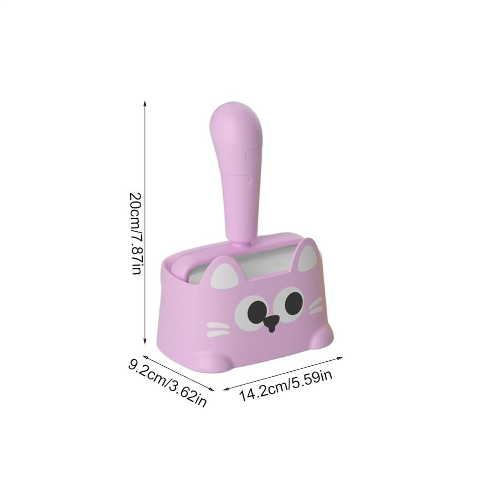 Pet Hair Remover, Reusable Liner, Cleaner Tool for Dog and Cat Hair, Portable for Couch, Carpet, Bedding  Pink