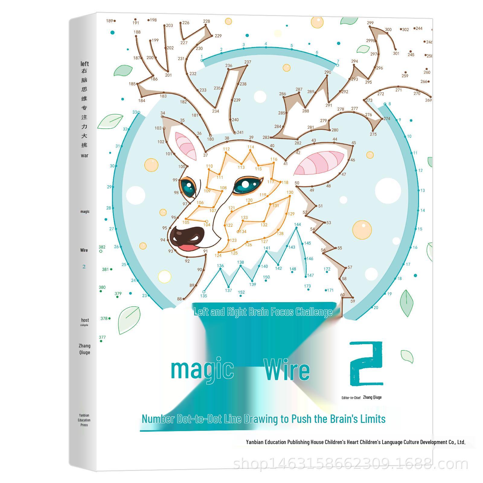 Magic Line Maze Game Book Set - Children s Brain Development & Concentration Training