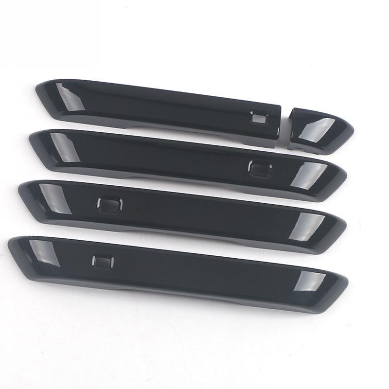 21 Декор ручки Kia Carnival: Яркая полосатая ручка двери подлокотник пряжка наклейка - Внешний автомобильный аксессуар.