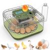 360°View12 Eggs Incubator For Hatching Eggs Temp And Humidity Control Auto Water Adding, Egg Candler Egg Turning Countdown Ha