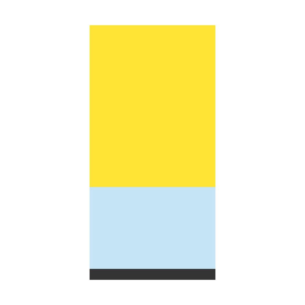 50/100Sheets Color-blocking Writing Notepad Long Style Message Paper Korean Memo Pad School Office