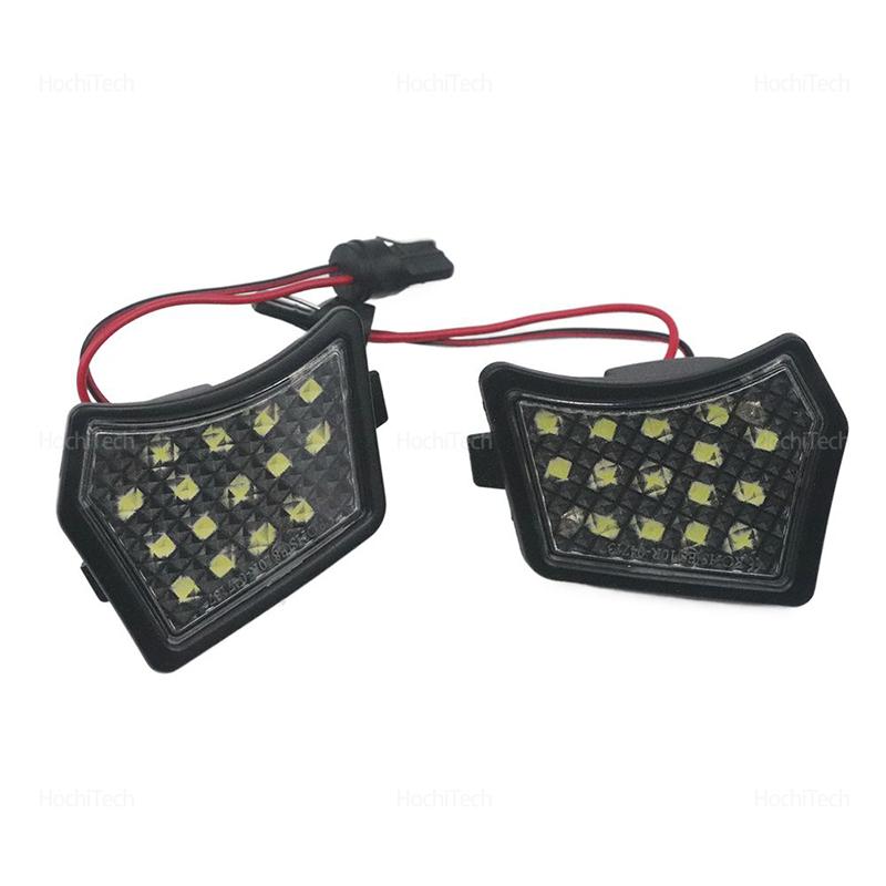 2X LED Lighting Under Side Mirror Puddle Light for Jaguar XJ XF for Volvo V40 V50 V60 V70 MK3 C70 MK2 XC90 XC70 C30 S40 S60 S80