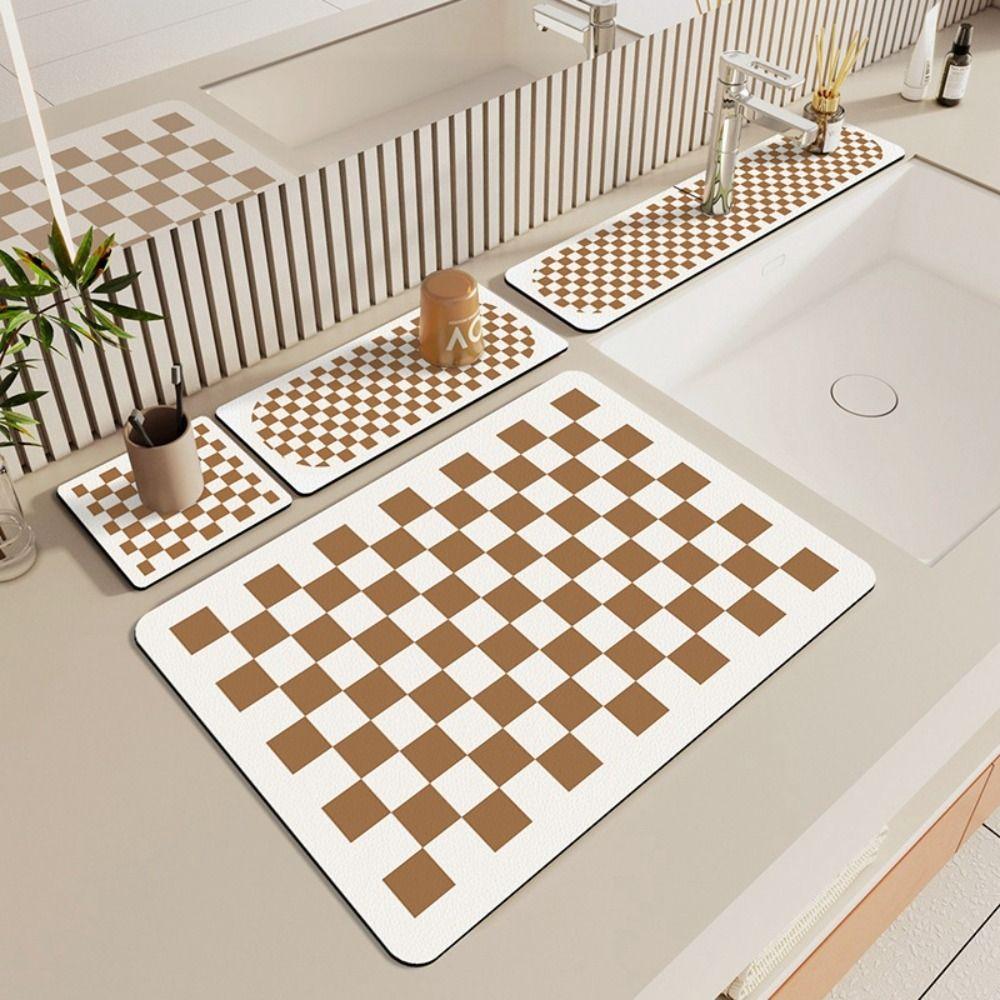 Absorbent Kitchen Drain Pad Thickened Tableware Pad Table Mat Coffee Machine Mat Kitchen