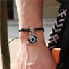 Sun Moon Couple Bracelets Adjustable Hand Chain Retro Braided Bracelet  Couple Jewelry Gift