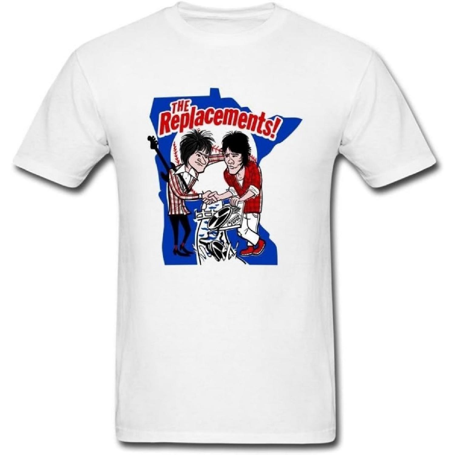 SUNRAIN Men s The Replacements Band T Shirt S XXXXXL белый