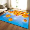 Maple Leaf Living Room Carpet Bedroom Dining Room Floor Mat Pattern Size