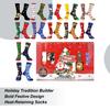 Christmas Cotton Socks Countdown Calendar 24-Day Advent Countdown Calendar With Socks For Family Gathering Friends Teens