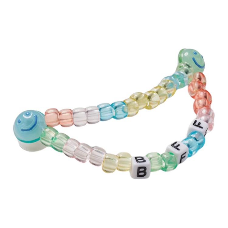 Crocs Letter Design Resin Shoe Accessories Unisex Multicolor