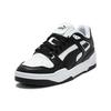 Puma Slipstream Leather Fabric Synthetic Leather Non-Slip Wear-Resistant Low-Top Sneakers Unisex Sneakers Black White 387544-26