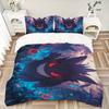 Shadow Beast Forest Printed 3pcs Bedding Set Soft Microfiber 1 Duvet Cover And 2 Pillowcases Home Bedroom Decor Xmas Gift K1501