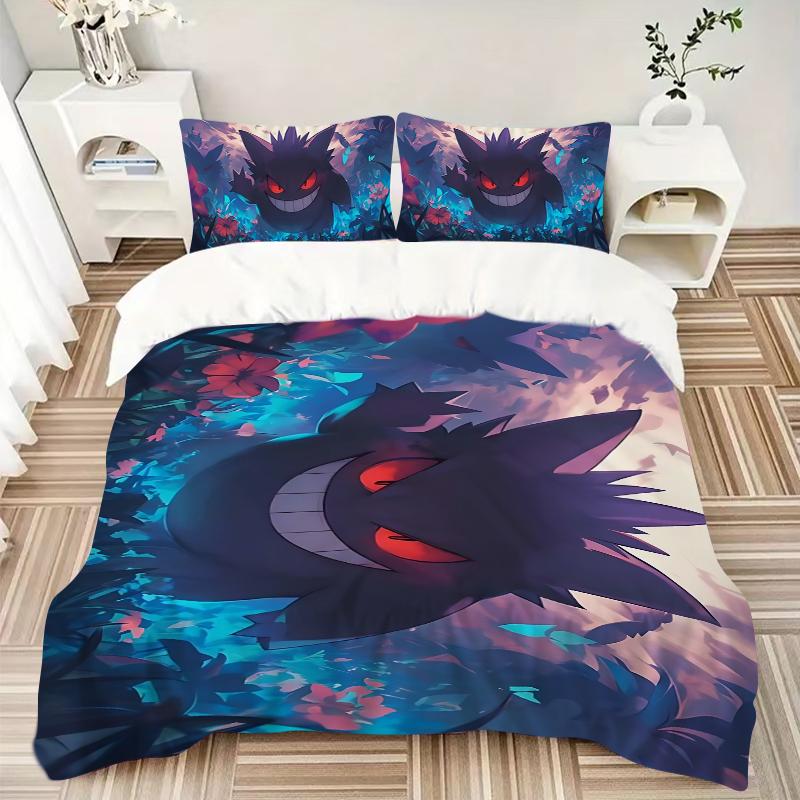 Shadow Beast Forest Printed 3pcs Bedding Set Soft Microfiber 1 Duvet Cover And 2 Pillowcases Home Bedroom Decor Xmas Gift K1501