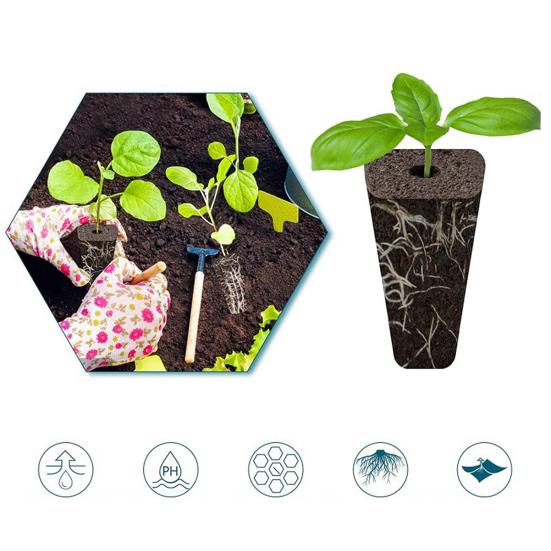 121ks/sada pěstební koš s nálepkou s houbičkou Pinzeta na víko Výměna hydroponického pěstebního systému pro pokojové bylinky Nádoba na výsadbu mladých rostlin