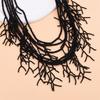 Handmade Multilayer Rice Beads Necklace Choker Necklace Jewelry For Women Skin Friendly Bohemian Dress Neck Wear