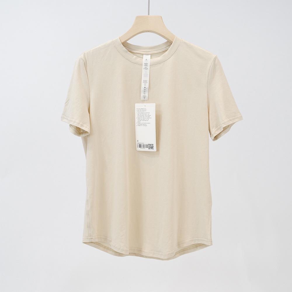 

Women s Quick Dry Cool Cotton Casual Yoga T-Shirt - Short Sleeve, Loose Fit, Round Neck, Breathable, High Elastic Size 10 (65-72.5 kg)