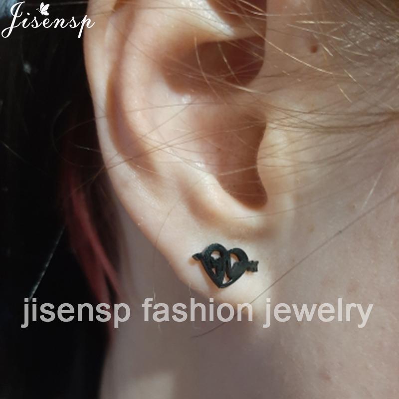 Simple T Bar Stud Earrings for Women Small Animal Ear Studs Punk Dove Leaf Dragonfly Spider Earings Fashion Jewelry Pendientes