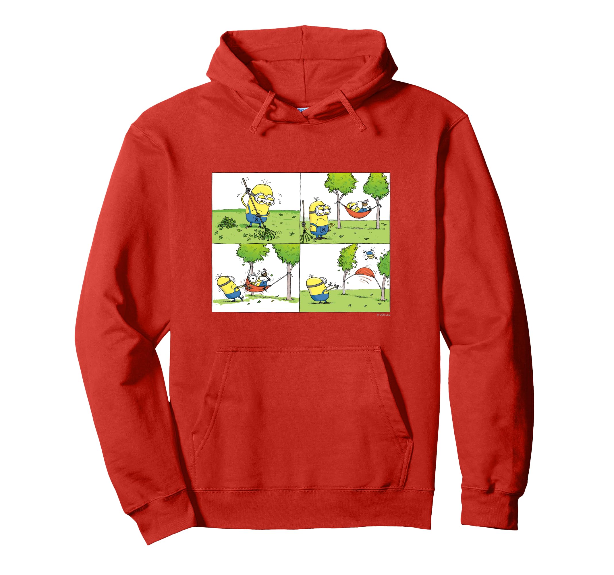

Minion cartoon hoodie Four-panal