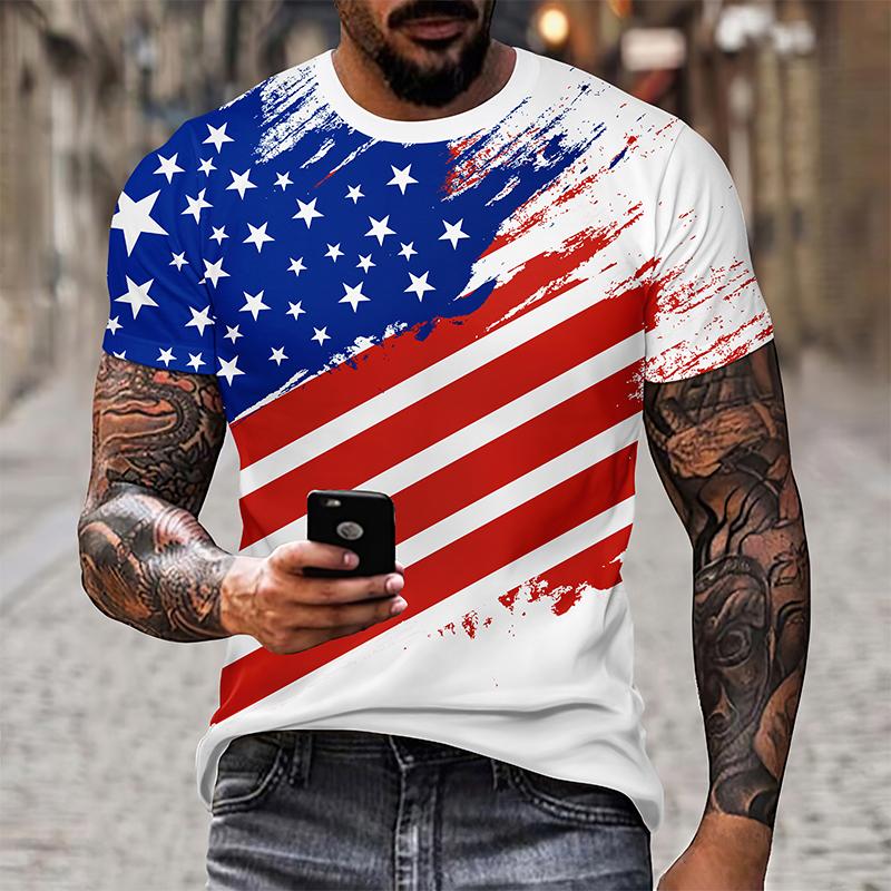 

Футболка с 3D-принтом и буквенным узором. Модная мужская футболка в уличном стиле. XL