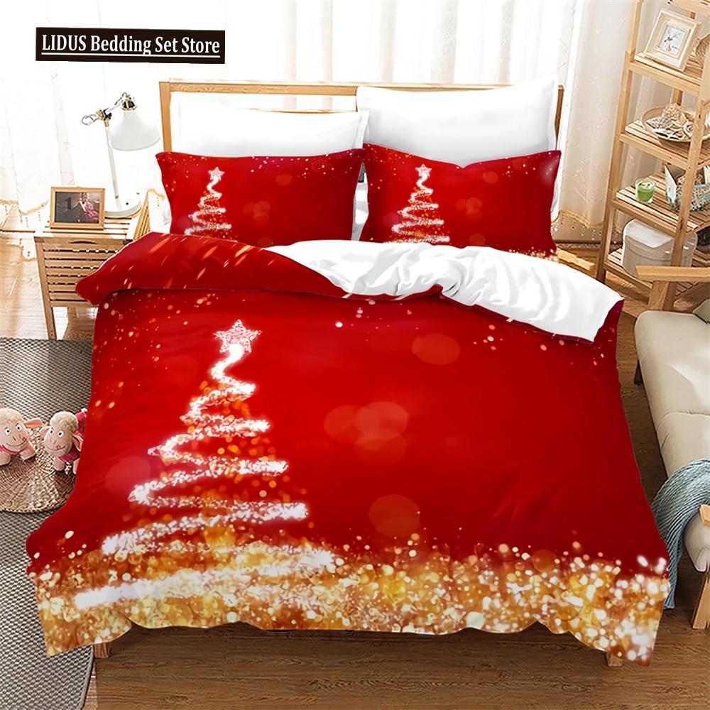 

Рождественский комплект пододеяльника Кинг, Квин, Полный размер, Зимняя тема, Узор снеговика, Полиэстеровый чехол для одеяла для ребенка, Подарок на фестиваль AU Double(180x210cm)